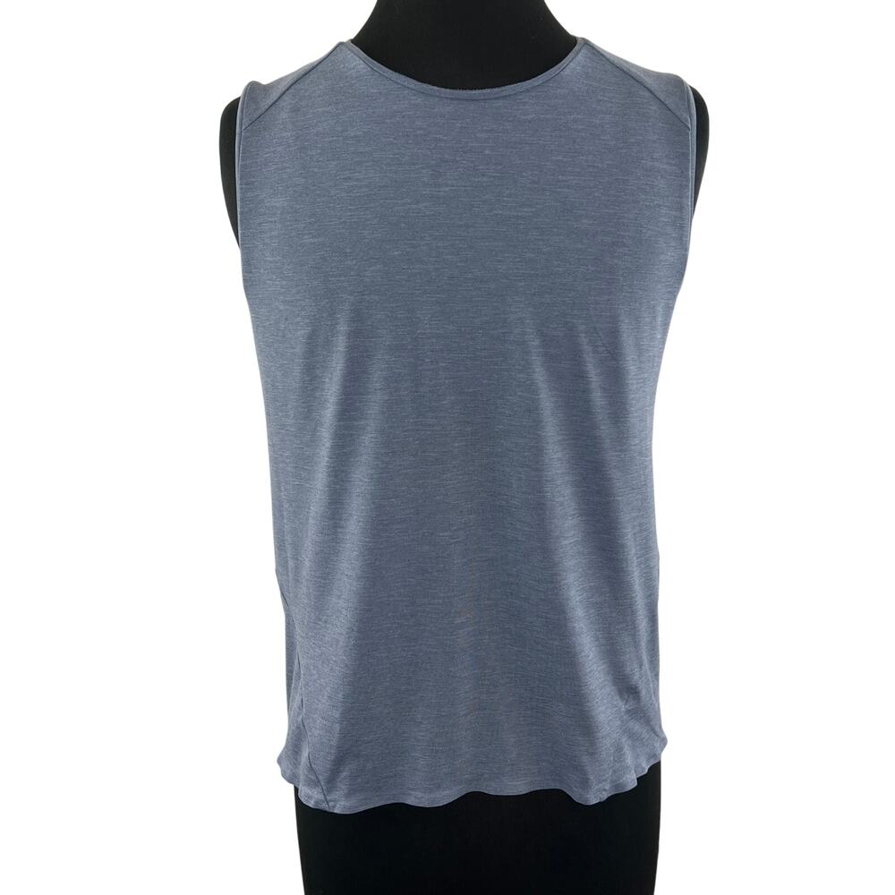 REI Blue Gray Sleeveless Round Neck Muscle Tank Work Out Yoga Running Top Sz XS